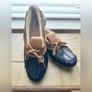 Navy Blue- JBU WATER RESISTANT DUCK SHOE 7.5
